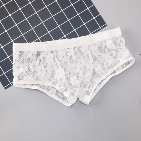 

Ichuanyi Fashion Mens Sexy Lace Underpans Sports Breathable Soft Briefs Pouch Underwear