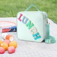 AUDeals Cute Insulated Lunch Bag Lunch Box Lunch Bag, Embroidered ...