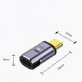 thumbnail image 3 of (2 Pack) USB C Magnetic Adapter 24 Pin Type C Connector, PD3.1 Fast Charging,140W USB4 High-Speed Data Transfer,40Gb/s,8K60Hz Output Strong Magnet Type C Adapter for USB C Devices, 3 of 4