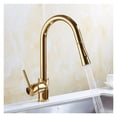 thumbnail image 3 of Pull Out Kitchen Faucets Silver Single Handl Gold Kitchen Faucet Sink Tap Single Hole Rotating Water Mixer Tap Mixer Tap ,Easy to Install, 3 of 7