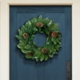 thumbnail image 3 of Puleo International  24" Magnolia Wreath - Green, 3 of 4