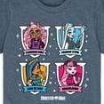 thumbnail image 3 of Monster High - Character Grid - Toddler And Youth Short Sleeve Graphic T-Shirt, 3 of 5
