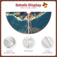 thumbnail image 3 of Fotbe Sunshine Underwater Sand Turtle Pattern Christmas Tree Skirt, Tree Skirts Plush Christmas Decorations, Christmas Tree Skirts Xmas Decorations Holiday Party Decor-48", 3 of 6
