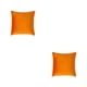 thumbnail image 3 of Inteprter Funda Cojín Asiento Funda Cojín Decorativo Naranja Naranja 50x50cm 2piezas, 3 of 6