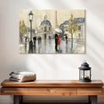 thumbnail image 2 of Elephant Stock Spring Rain Paris Eiffel Wall Art - Horizontal Canvas Wall Art - Living Room Wall Decor - Places Canvas - Blue And Purple Decor By Julia Purinton - 24" x 16", 2 of 4