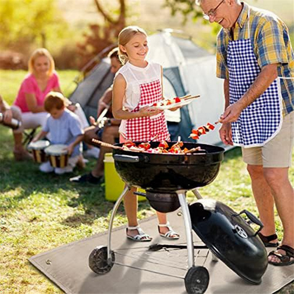 Fire Pit Mat - 39 X 39In Fireproof Blanket for Under Fire Pit for Outside Indoor Wooden Deck Grass Lawn Protection