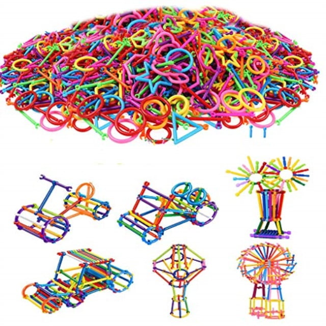 Building Construction Toy 500 PCS Creative Plastic Engineering Toys 3D