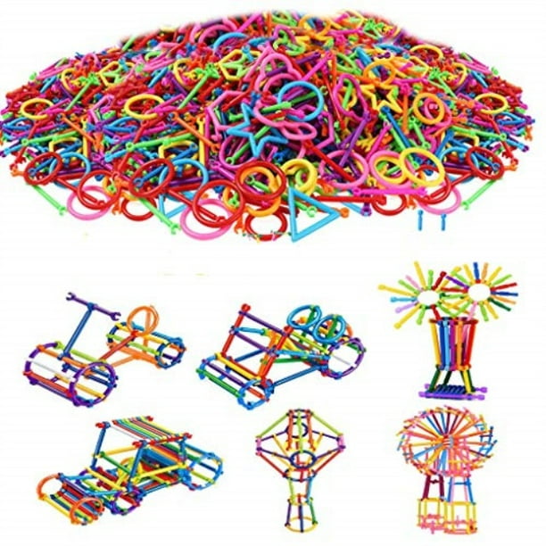 Building Construction Toy 500 PCS Creative Plastic Engineering Toys 3D