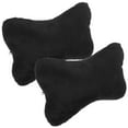 thumbnail image 5 of SOPOTUTU 2Pcs Breathable Plush Car Neck Pillow Black Headrest Cushion for Driving Support, 5 of 8