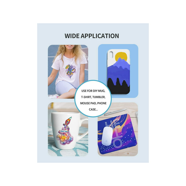  Hemudu Tale Sublimation Paper 13x19 inch 110 Sheets for  Personalized Tumblers Mugs Light T-Shirt & Sublimation Blanks,Work with  Sublimation Ink and Inkjet Printers,122gsm : Office Products
