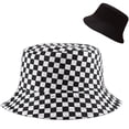 thumbnail image 1 of XYIYI Lindo sombrero de cubo para playa, sombreros de pescador para mujer, reversible de doble cara, 1 of 5