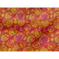 thumbnail image 4 of oneOone Viscose Jersey Orange Fabric Batik Diy Clothing Quilting Fabric Print Fabric By Yard 60 Inch Wide, 4 of 5