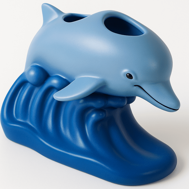 Saturday Knight Dolphin Sea Resin Toothbrush Holder - Walmart.com