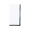 thumbnail image 4 of Linen Napkins With Black Stitch Edges, Set of 4, 4 of 6