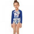 thumbnail image 5 of Uccdo Little Girls One-Piece Swimsuits, Big Girls Holiday Beach Surfing Bathing Suit Swimwear, Size 4-14T, 5 of 8