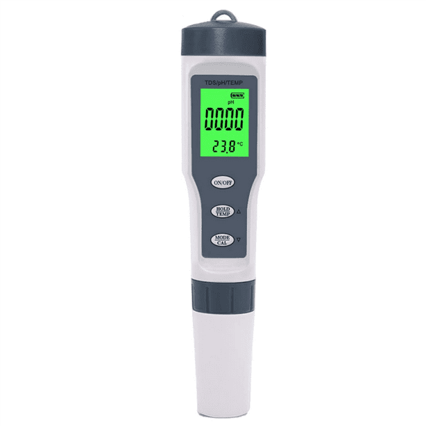 Digital PH Meter with Auto Temp Compensation,3 in 1 PH/Thermometer