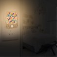 thumbnail image 2 of Yayeee LED Night Lights with Motion Detectors Auto Dusk to Dawn Light Sensors, 2 Pack, Colorful Clover Pattern, 2 of 7