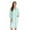 Celestial - Aqua, variant on Dreamcrest Women’s Snap-Front House Coat Flannel Duster Robe with Pockets (Red - Buffalo Plaid, 1X)