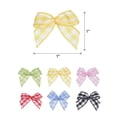 thumbnail image 2 of 60Pcs Mini Gingham Ribbon Bow 1" Checkered Fabric Satin Ribbon Bows for Craft DIY Hair Multicolor, 2 of 6