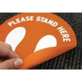 thumbnail image 2 of Spot On Carpet Markers Please Stand Here, 7", Pack of 6, 2 of 3