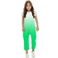 thumbnail image 4 of Odeerbi 5-14 Years Kids Girls Summer Jumpsuit Gradient Camisole Romper Casual Overalls Bib Overall Pantss with Pockets, 4 of 6
