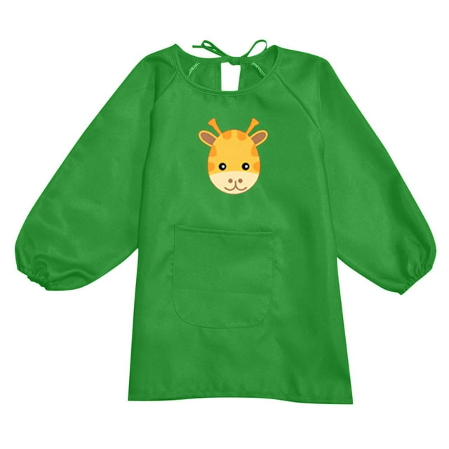 Tablier de Peinture pour Enfants avec Poche - Blouse à Manches Longues pour Peindre, Hauts et Chemises pour Enfants