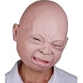 thumbnail image 1 of Taian Halloween Costume Party Baby Mask Full Head For Adults Latex Cry Baby Mask, 1 of 2