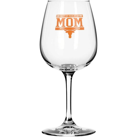Texas Longhorns 11oz. Team Mom Stemmed Wine Glass