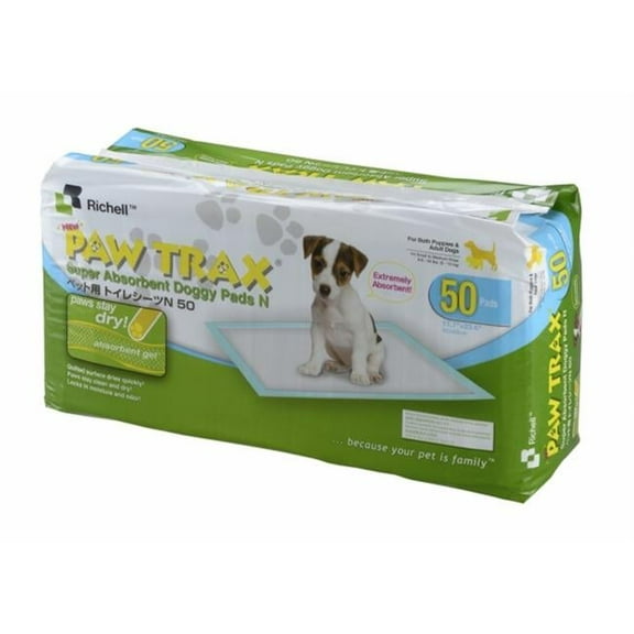 Paw Trax Doggy Pads - 50Cnt - White