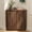 Brown, variant on EYYTHUNG Corner Cabinet, Modern Handless Corner Floor Cabinet with 2 Doors and 2-Tier Shelves, Freestanding Narrow Organizer for Living Room Kitchen Bathroom, Natural Oak