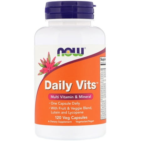 Now Foods  Daily Vits  Multi Vitamin   Mineral  120 Veg (Best Foods For Minerals)
