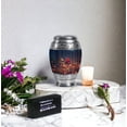 thumbnail image 6 of Butterfly Keepsake Memorial Urn For Adult Human Mom - Flowers Miniature Urn For Human Ashes For Male - Blue Cremation Urns For Adults Female - Pink Small Decorative Urns For Dad - 3 Inch, 6 of 7