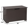 thumbnail image 2 of ZENY Adult Lightweight Sturdy Medium Density Fiberboard Storage Box, Brown, 2 of 8