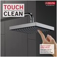 thumbnail image 4 of Delta 52841 Chrome Single Function Shower Head with Touch Clean, 4 of 9
