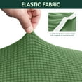 thumbnail image 4 of CHUN YI 1-Piece Checks Stretch Sofa Cover Slipcover Couch Cover, XL-Chair, Light Green, 4 of 6