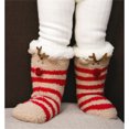 thumbnail image 5 of Fashion Socks For Children Baby Boy Girl Christmas Santa Deer Ankle Crew Socks With Grips Toddler Kids Unisex Lined Warm Thick Cotton Xmas Socks, 5 of 6