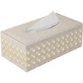 thumbnail image 1 of Elegante caja de pañuelos rectangular, base magnética, fácil de rellenar, moderna caja de cuero sintético para un diseño elegante, decoración para sala de estar y comedor, 1 of 4