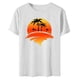 thumbnail image 4 of ICHUANYI Clearance Fashion Woman Print Round-Neck Short Sleeve T-Shirt Printing Loose Blouse Tops(White, M) ICHUANYI WER2023081205988, 4 of 4