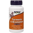 thumbnail image 1 of Supplement NOW, ayuda a las articulaciones con cúrcuma y bromelina, 60 cápsulas, 1 of 4
