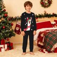 thumbnail image 4 of Bainana Unisex Kids Christmas Pajamas Animals Print Long Sleeve T-Shirt Pants Sleepwear Boys And Girls Daily Casual Outfit Set, Size 2-3 Years, 4 of 8