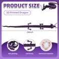 thumbnail image 5 of 3D Printed Dragon Egg, Colorful 3D Printer Articulated Dragon Toy for Kids, 24 inch 3D Printed Dragon ADHD Fidget Toys , Office Desk Figurine Decor，Purple, 5 of 7