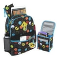thumbnail image 2 of 6 in 1 Backpack with Matching Lunch Bag, Pencil Case, Water Bottle, Keychain & Accessories in Silly Smileys Print, 2 of 6