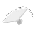 thumbnail image 2 of HOOWIFFY 4Pcs Abs Mixer Attachment Hooks White Flat For Storage And Organization In Kitchen Accessories, 2 of 8