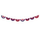 thumbnail image 2 of Banderines patriotas con estrellas rojas y azules preensamblados para el 4 de julio, decoraciones colgantes para el Día de la Independencia, Día de los Caídos, fiestas y decoración del hogar., 2 of 5