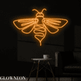 thumbnail image 2 of Glowneon Bee Neon Sign, Bee Line Art Led Sign, Bee Farm Wall Decor, 2 of 5