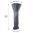 thumbnail image 3 of Blue Sky Outdoor Living 88.5" Full-Length Protective Cover for Standard Gas Patio Heater, Gray, 3 of 3