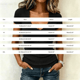 thumbnail image 4 of WHEANG Deep V Neck T Shirts for Women Breathable Womens Summer Tops Comfort Ribbed Knit Skin-Friendly T Shirt Slim Fit Short Sleeve Daily Wear Casual T Shirts Red Size S 2026 Sales Under $2, 4 of 6