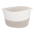 thumbnail image 2 of Bolsa De Comestibles, Cesta De Lavandería De Almacenamiento De Amplia Aplicación De Algodón Para Decoración Del Hogar Que Ahorra Espacio Para El Baño, 2 of 8