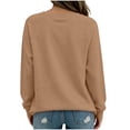 thumbnail image 7 of RongHuan Sweatshirt for Women Raglan Long Sleeve V Neck Pullover Sweat Shirts Ladies Fall Lightweight Casual Going Out Tops, 7 of 7