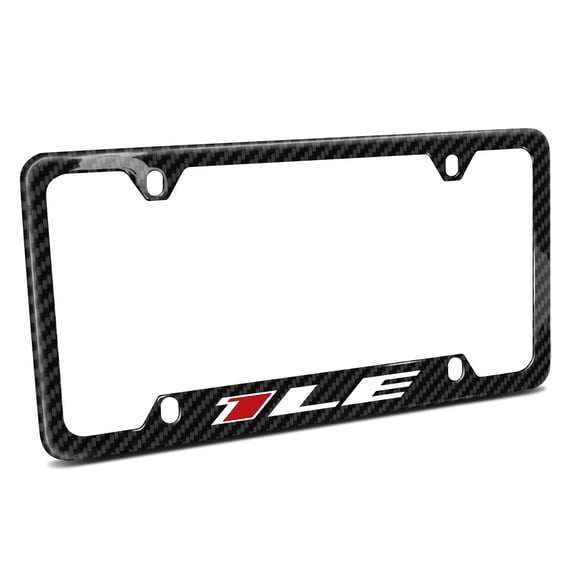 Chevrolet Camaro 1LE Real Black Carbon Fiber 50 States License Plate Frame